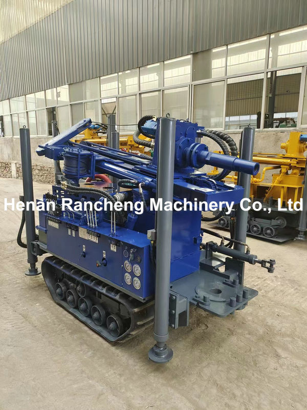 Mocny 180m Mini Crawler Wodny Drilling Rig z 77.3KW YuChai silnik do wiercenia do dziur