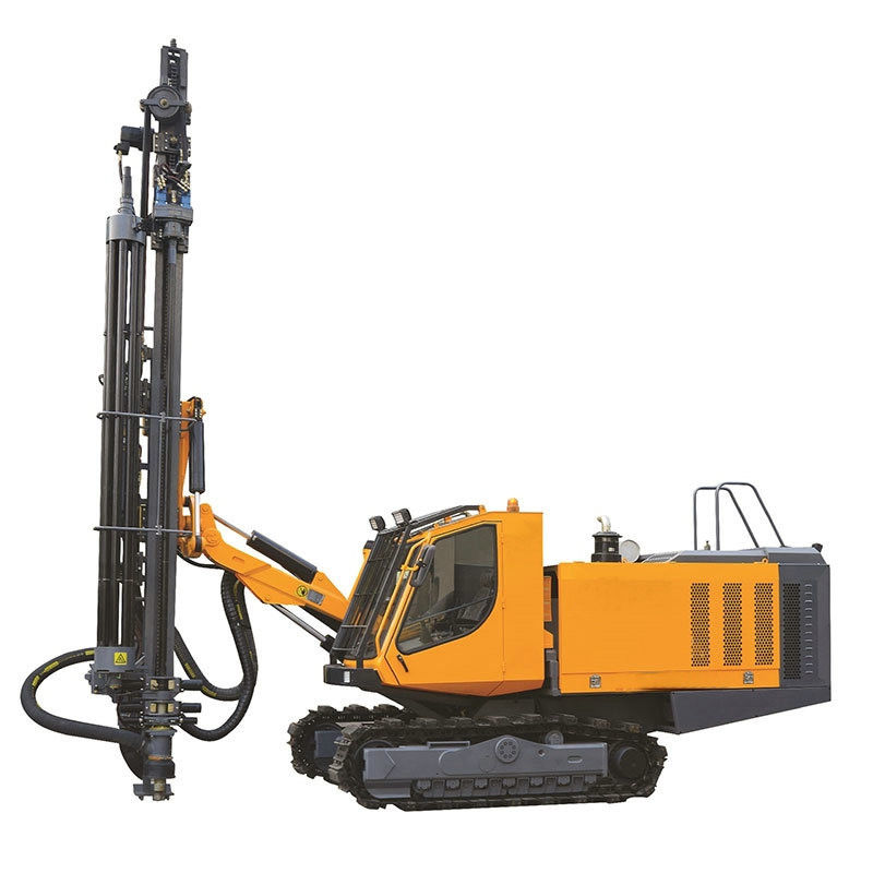 Maszyna wiertnicza typu Crawler Rock DTH 32m Głębokość wiertnicza 242KW Silnik Cummins