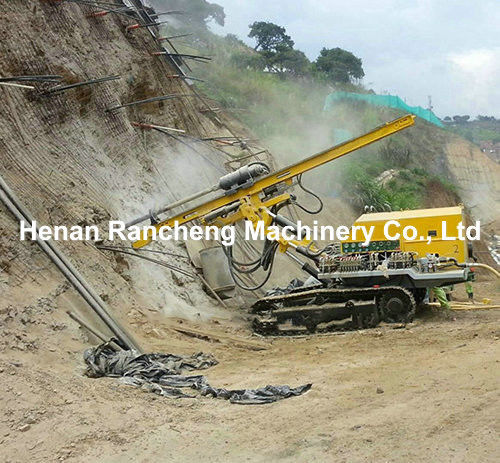 60m Mały crawler typu DTH Rotacyjny wybuchowy zamontowany do otworu Przenośny górniczy Pneumatyczna maszyna kierunkowa do otworu