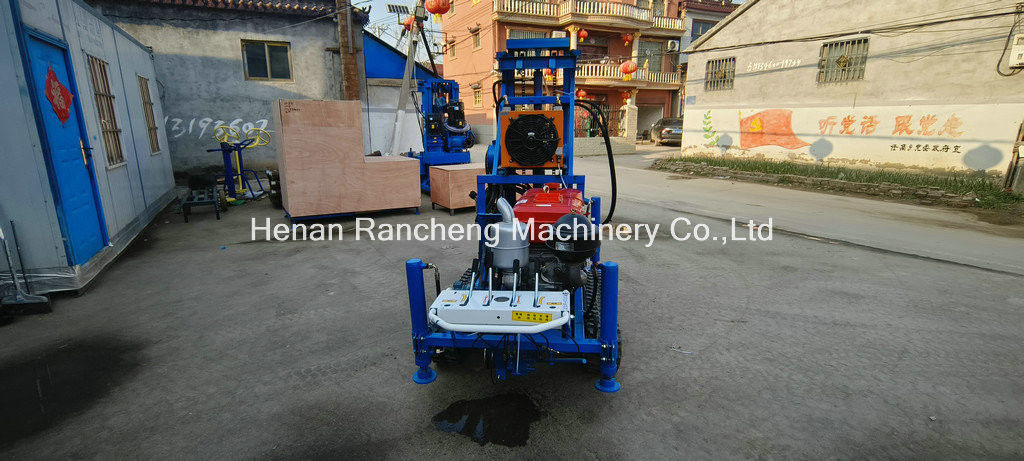 Łatwa obsługa RCS200C Rubber Crawler Przenośna wiertarka z głębokością 150 m średnica 450 mm