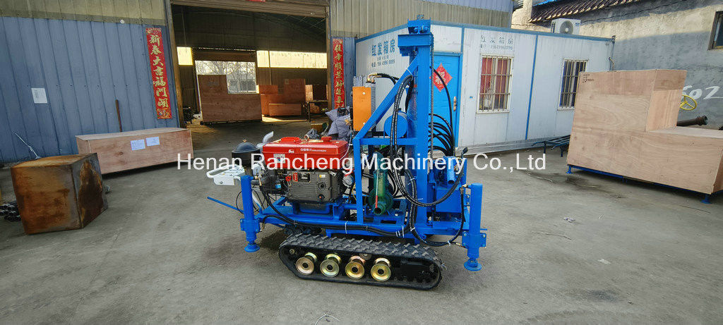 Łatwa obsługa RCS200C Rubber Crawler Przenośna wiertarka z głębokością 150 m średnica 450 mm
