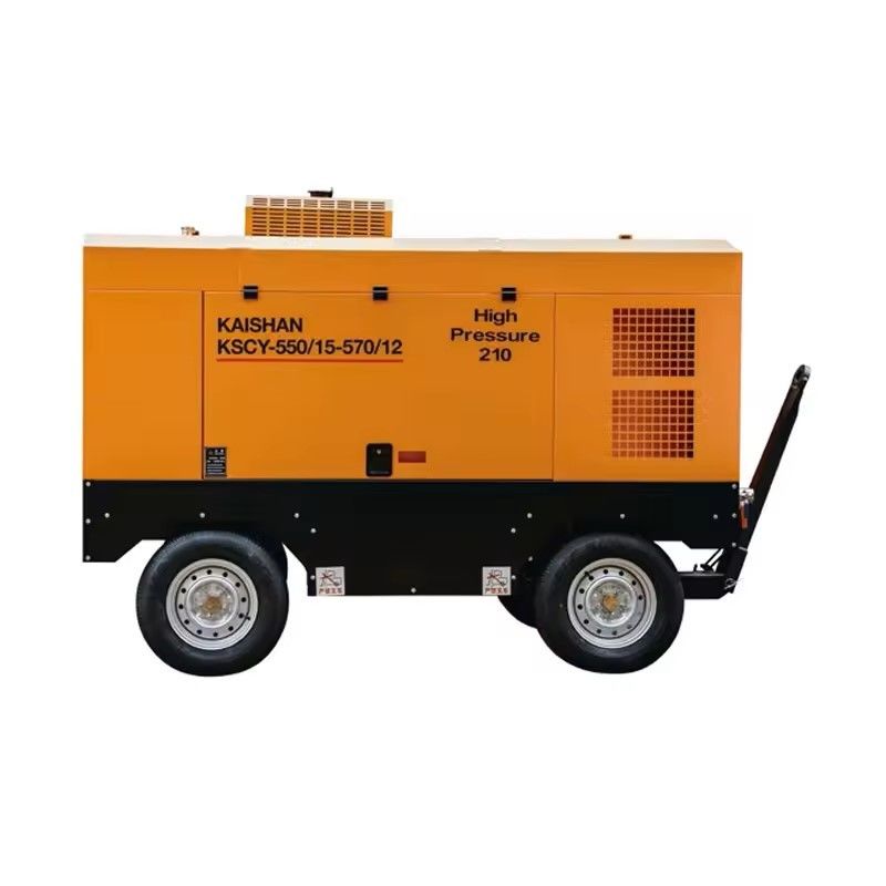 Kompresor powietrza do wiercenia uderzeniowego z napędem turbo 140 kW 1,2 MPa / 1,5 Mpa Ciśnienie robocze
