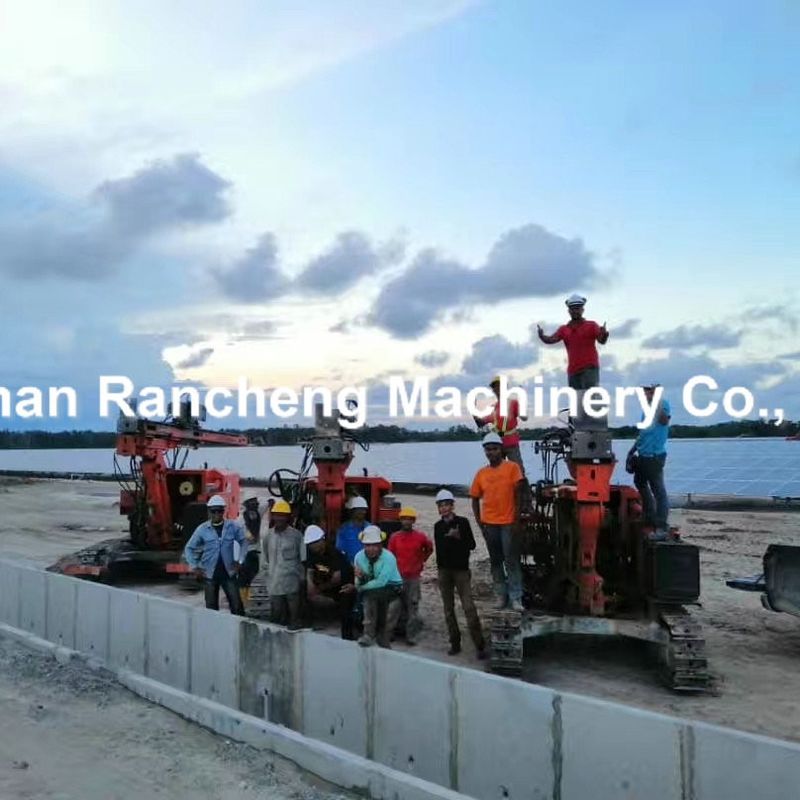 Wynik drukarki hydraulicznej RC260Y Model Zarówno drukowanie rotacyjne, jak i ramming Ramming Head dla maksymalnie 6m Ramming Pipe