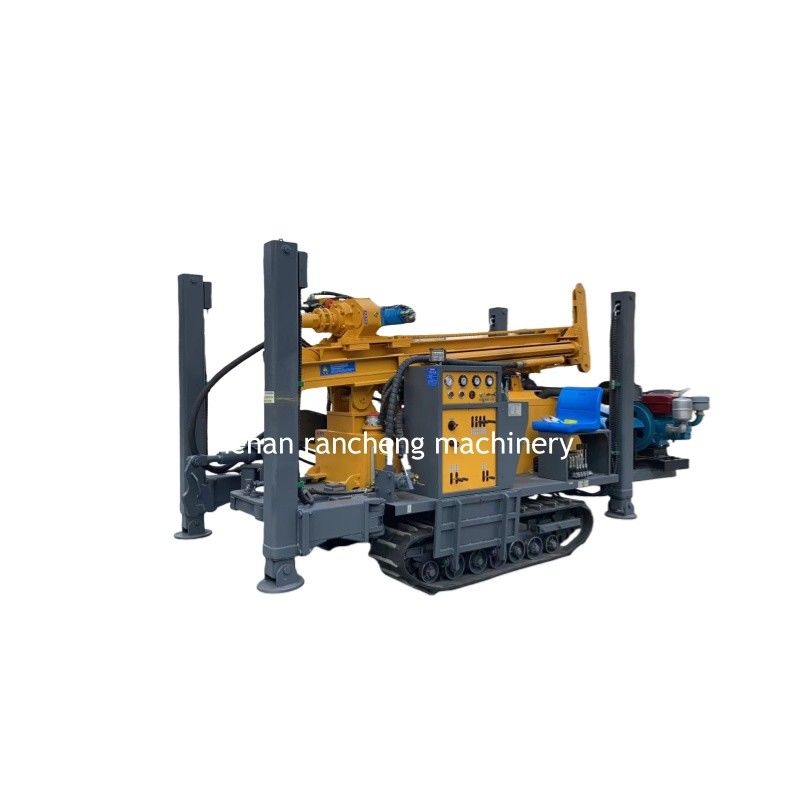 RCF200C Hydraulic Rubber-Tracked Water Well Drilling Rig Z Pojemnością Podnoszenia 15 Ton