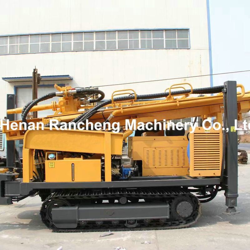 Głębokość 1000 m Woda głębokie studnie Rig eksploracji geotechnicznej maszyny z 194 kW Cummins silnik