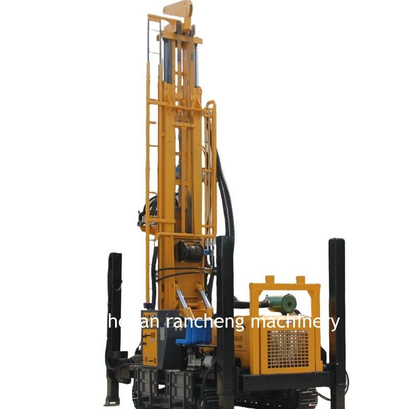 Głębokość 1000 m Woda głębokie studnie Rig eksploracji geotechnicznej maszyny z 194 kW Cummins silnik