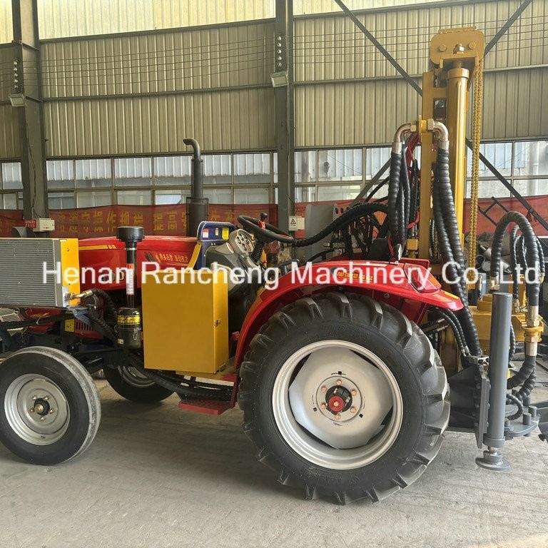 200m Traktor Zmontowany Duża moc Wodny Well Drilling Machine Traktor Głębokie wiertarki wiertarki