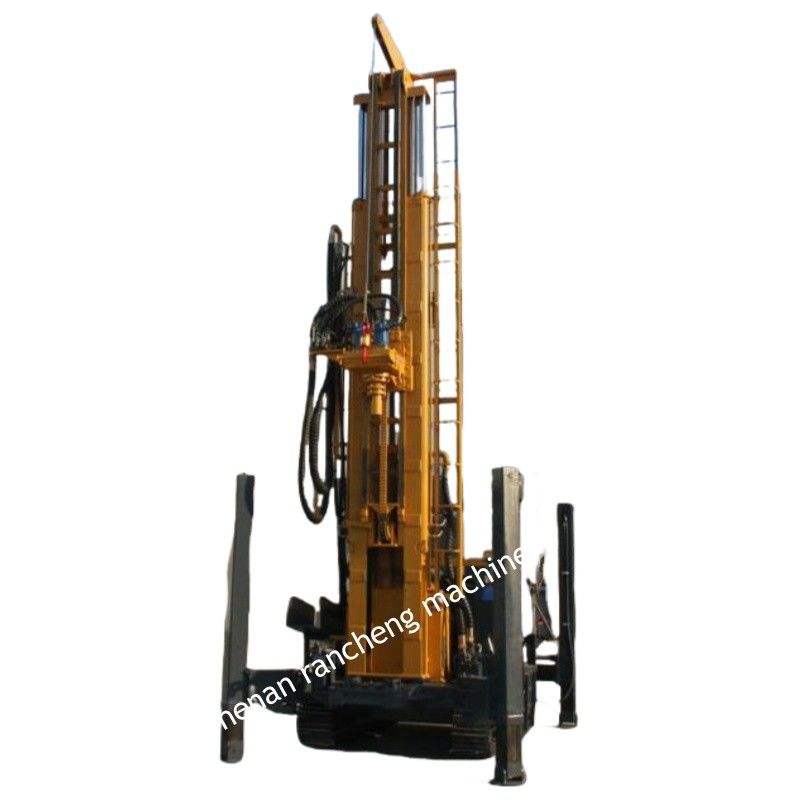 Maszyna do wiercenia wiertarki do studni wodnej 500 m typu Crawler Hydraulic Pneumatic
