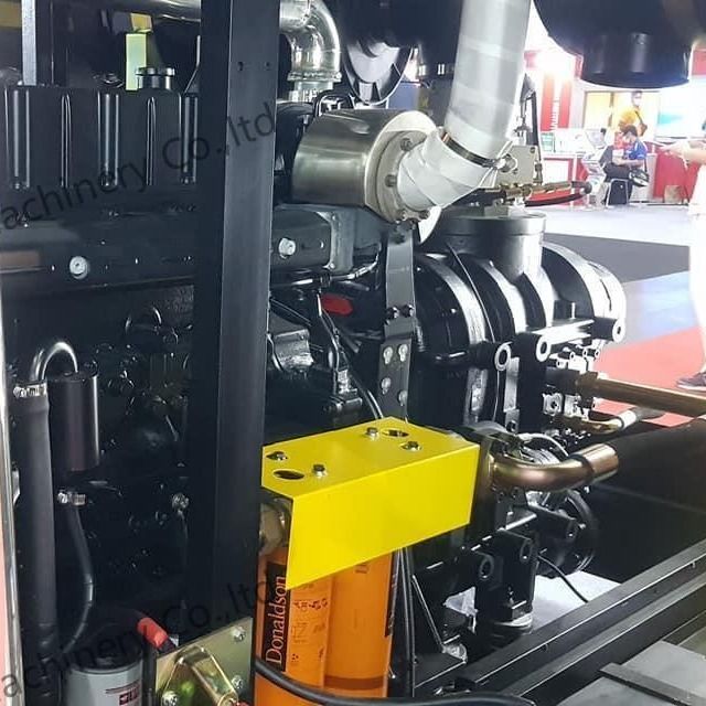 25bar 1107cfm Diesel śruby sprężarka powietrza do studni wodnej z 400hp Yuchai