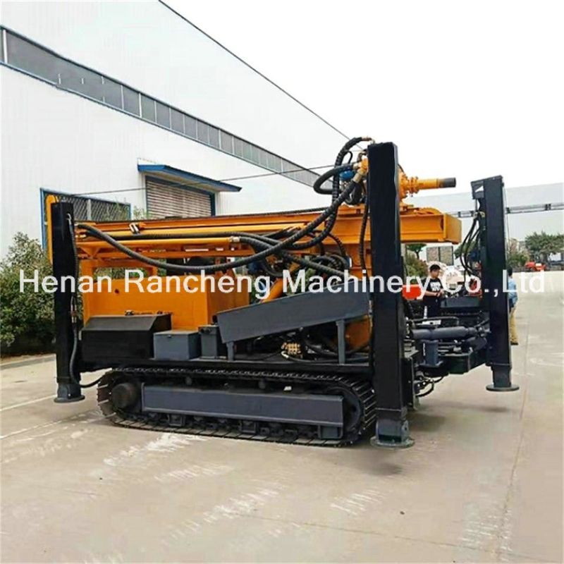 Maszyna do wiercenia wiertarki do studni wodnej 500 m typu Crawler Hydraulic Pneumatic