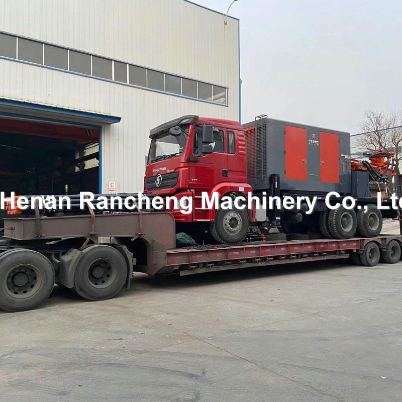 DTH Truck Water Well Drilling Rig Machine z kompresorem powietrza na 200m