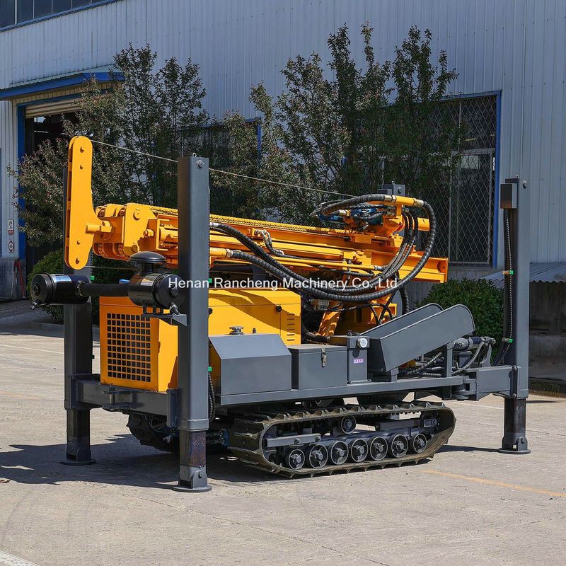 Wysokie nogi hydrauliczne 350m Wędrowca wiertarka wiertarka wodna z silnikiem 91KW