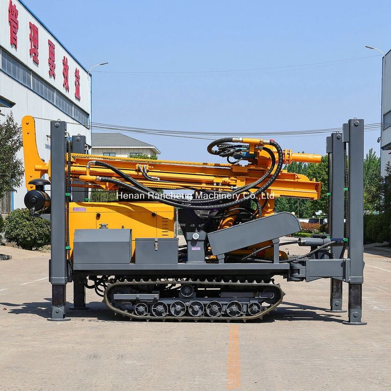 Wysokie nogi hydrauliczne 350m Wędrowca wiertarka wiertarka wodna z silnikiem 91KW