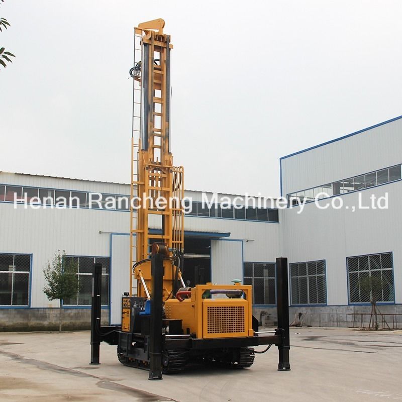 200m Crawler Diesel Engine Water Well Drilling Machine Borehole Rig Ryg do wiercenia kopalni