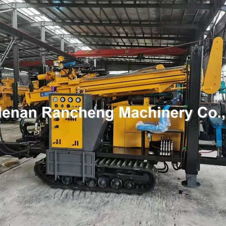 200m Crawler Diesel Engine Water Well Drilling Machine Borehole Rig Ryg do wiercenia kopalni
