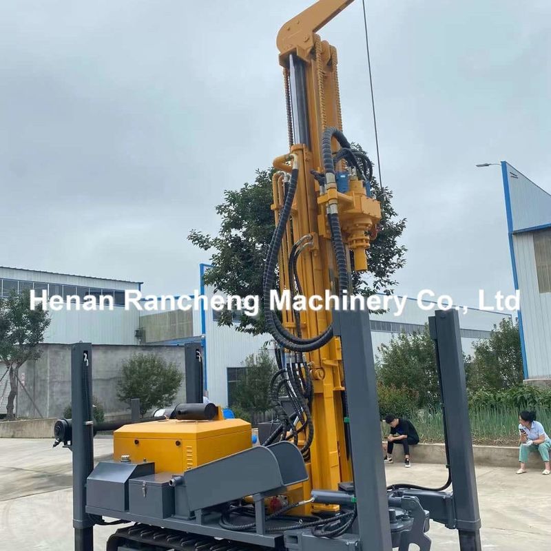 200m Crawler Diesel Engine Water Well Drilling Machine Borehole Rig Ryg do wiercenia kopalni
