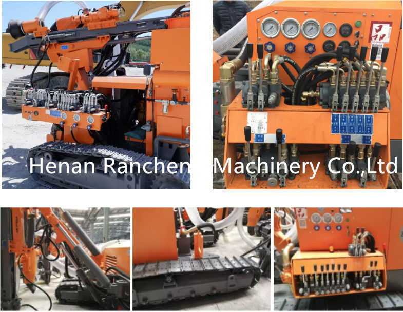 20 m Hydraulic Integrated DTH Drilling Rig RCZ412B-1 Model 58KW Yuchai Motor Z Zbieraczem Pyłu