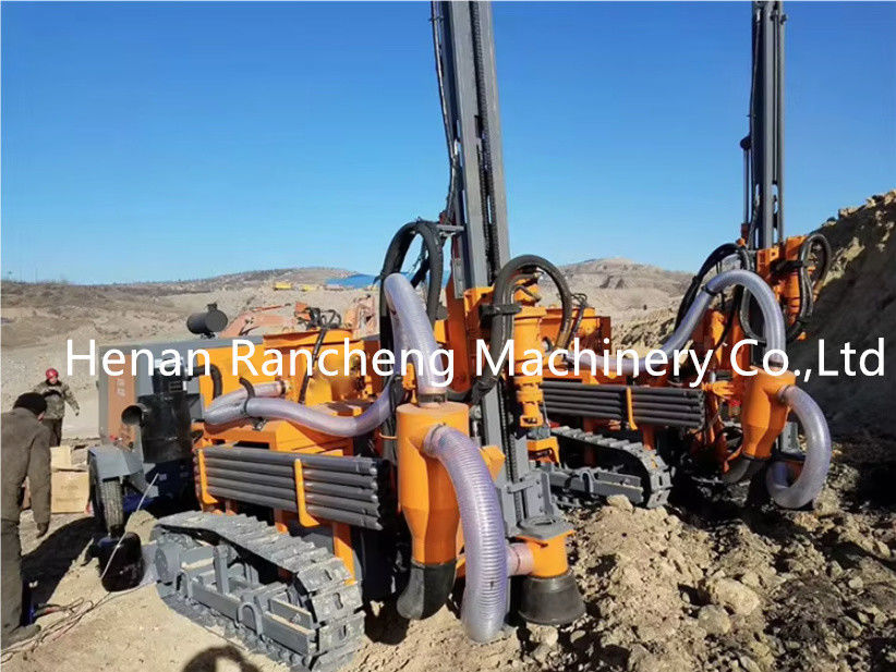 20 m Hydraulic Integrated DTH Drilling Rig RCZ412B-1 Model 58KW Yuchai Motor Z Zbieraczem Pyłu