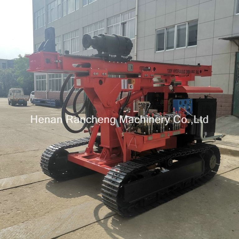 RC130Y Solar Pile Driver jest maszyną wiertniczą do wiercenia i średnica otworu wynosi 400 mm