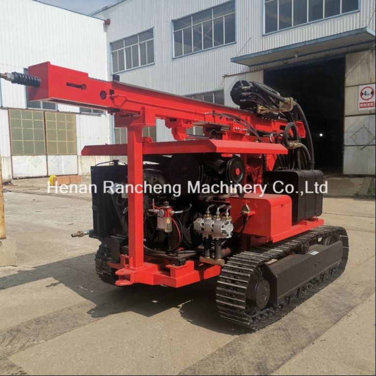 RC130Y Solar Pile Driver jest maszyną wiertniczą do wiercenia i średnica otworu wynosi 400 mm