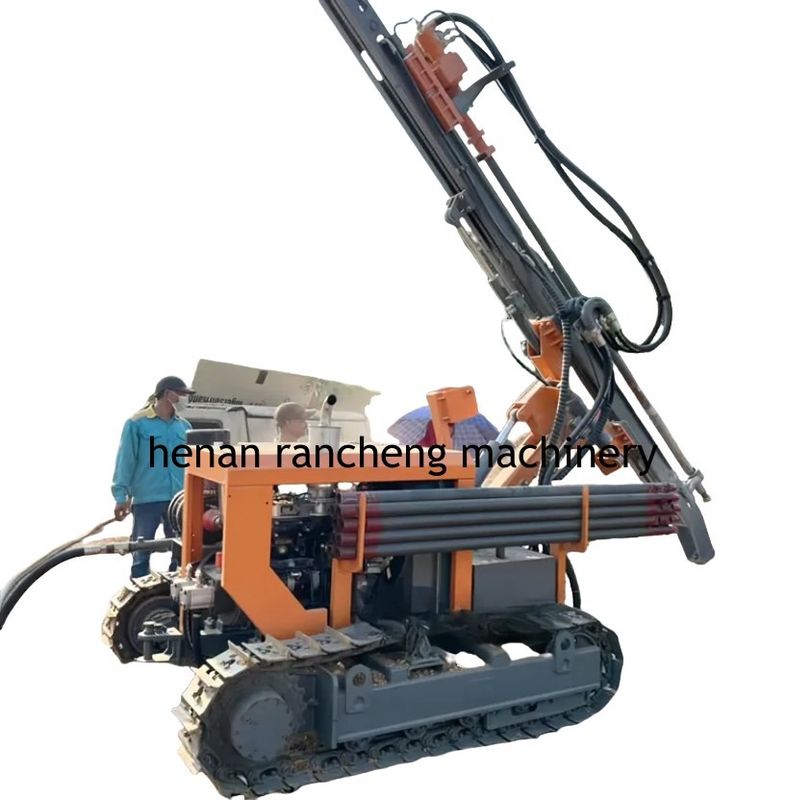 20 m Hydraulic Integrated DTH Drilling Rig RCZ412B-1 Model 58KW Yuchai Motor Z Zbieraczem Pyłu