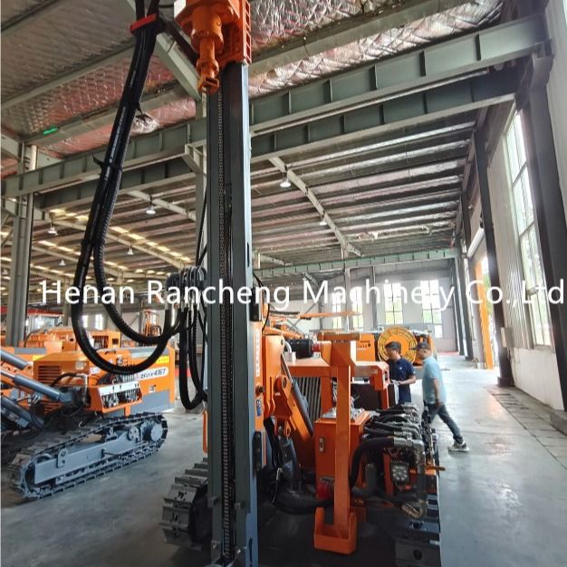20 m Hydraulic Integrated DTH Drilling Rig RCZ412B-1 Model 58KW Yuchai Motor Z Zbieraczem Pyłu