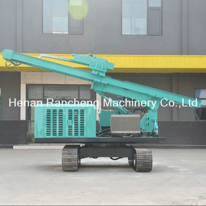 Praca podłoża Photovoltaic Hydraulic Crawler Solar Pile Driver RC240Y Hydraulic Ramming Solar Pile Machine