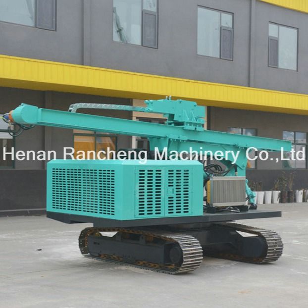 Praca podłoża Photovoltaic Hydraulic Crawler Solar Pile Driver RC240Y Hydraulic Ramming Solar Pile Machine