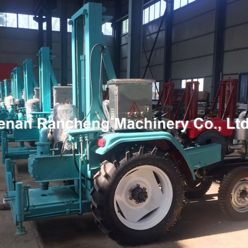 150m DTH Hydraulic Water Well Drilling Rig Maszyna przenośny ciągnik pneumatyczny