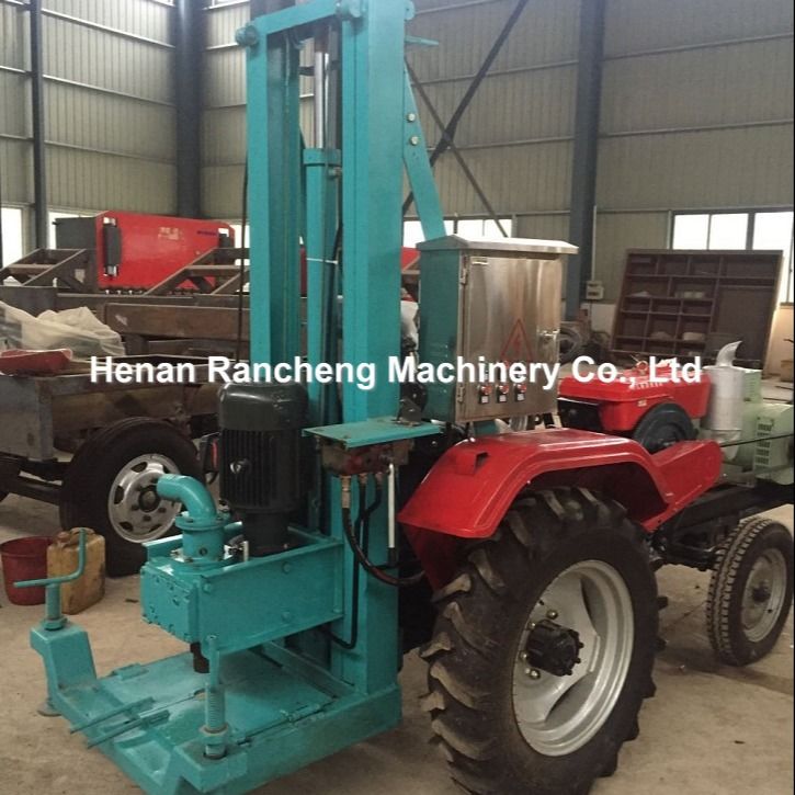 150m DTH Hydraulic Water Well Drilling Rig Maszyna przenośny ciągnik pneumatyczny