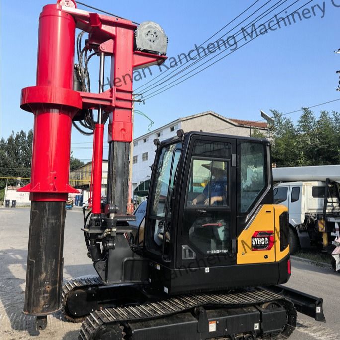 RCQ-10C Hydraulic Mini Pile Drilling Rig 10m Głębokość Z 10-45RPM R/Min Prędkość obrotowa