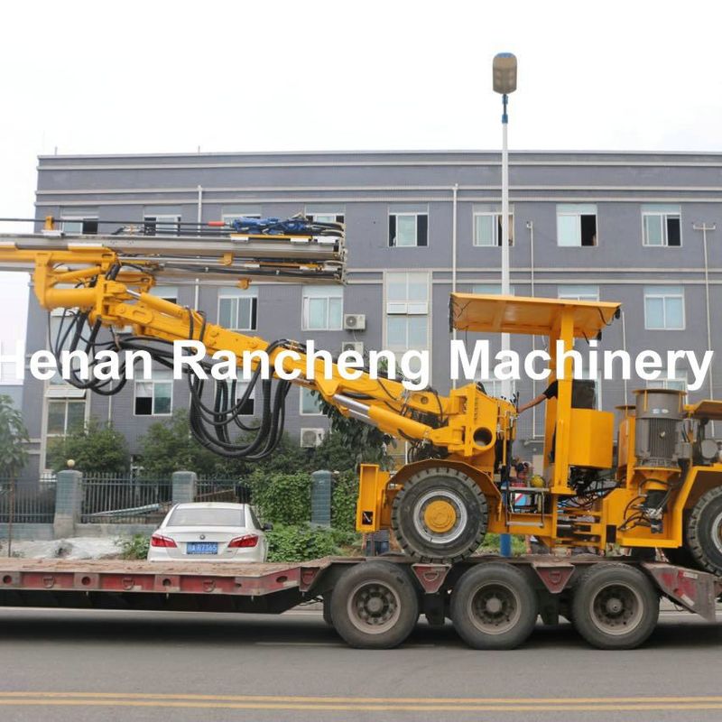 RCZ-22J All Hydraulic Tunneling Jumbo Drilling Rig 3880mm Głębokość wiercenia Z mocą silnika wysokoprężnego 93KW / 125HP