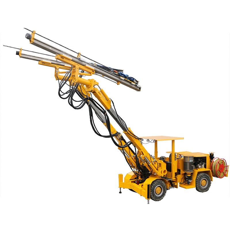 RCZ-22J All Hydraulic Tunneling Jumbo Drilling Rig 3880mm Głębokość wiercenia Z mocą silnika wysokoprężnego 93KW / 125HP