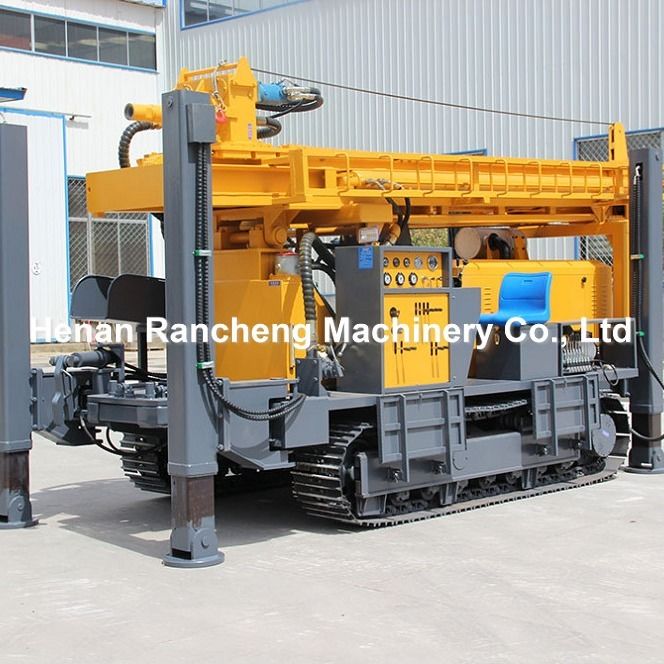 350m Crawler Mounted Water Well Drilling Rig Maszyna do wiercenia otworu Pneumatyczna maszyna do wiercenia wody Maszyna do wiercenia studni