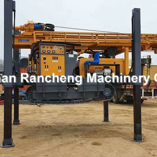 350m Crawler Mounted Water Well Drilling Rig Maszyna do wiercenia otworu Pneumatyczna maszyna do wiercenia wody Maszyna do wiercenia studni
