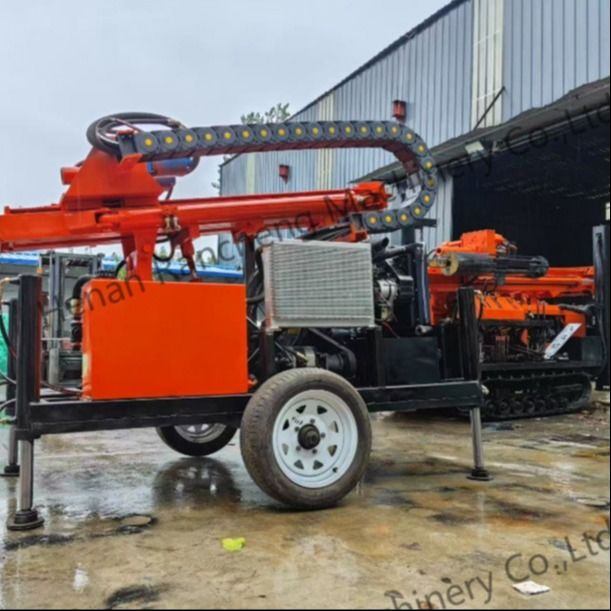 Pełne koła hydrauliczne typu Diesel Wodny studnia do wiercenia RCS200W Mała maszyna wiertnicza do sprzedaży