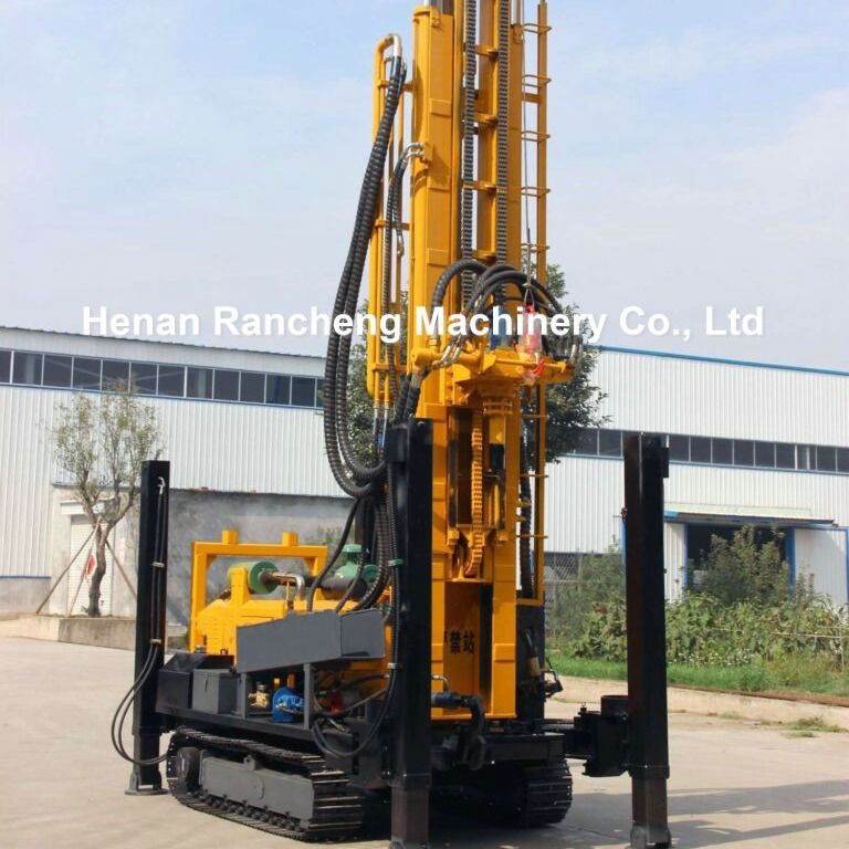 350m Crawler Mounted Water Well Drilling Rig Maszyna do wiercenia otworu Pneumatyczna maszyna do wiercenia wody Maszyna do wiercenia studni