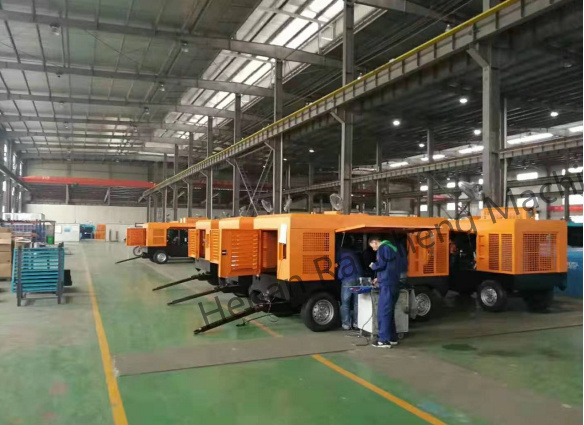 KSCY-400/14.5K Diesel Przenośny Sprężarz Powietrzny z Węzłem Cummins