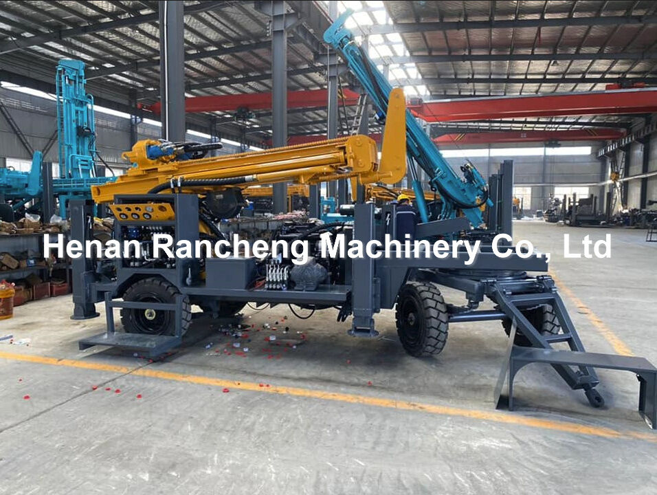 RCF350W 350m Hydraulic Water Borehole Drilling Machine For Deep Water Well Projects