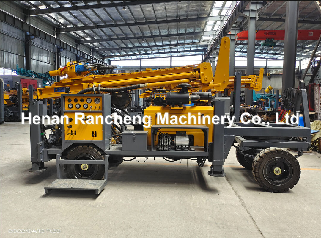 RCF350W 350m Hydraulic Water Borehole Drilling Machine For Deep Water Well Projects