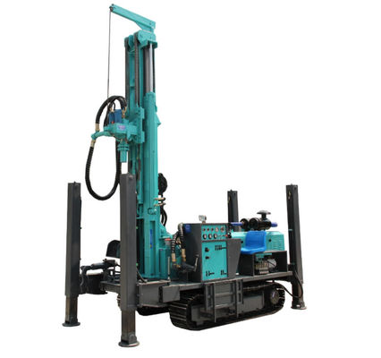 280m Głębokość wiercenia Hydraulic Crawler Water Well Drilling Rig 70KW Yuchai Motor