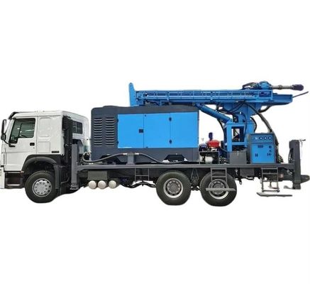 450 m głębokości Hydraulic Water Well Drilling Rig Truck 266HP Load Vehicle Engine