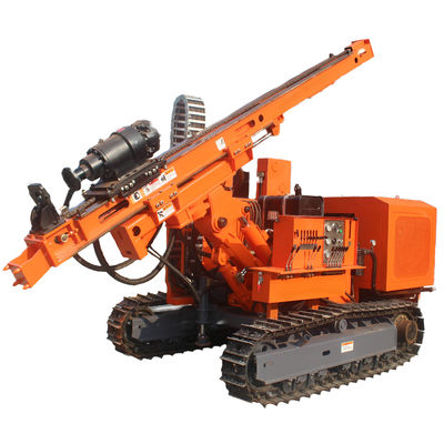 20 - 100 m Głębokość wiercenia Hydraulic Crawler Pile Driver Machine 115HP Diesel Engine