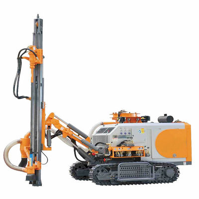 Głębokość 22 m DTH w dół wiertarki wiertniczej 193 HP Silnik wysokoprężny 80 mm - 118 mm