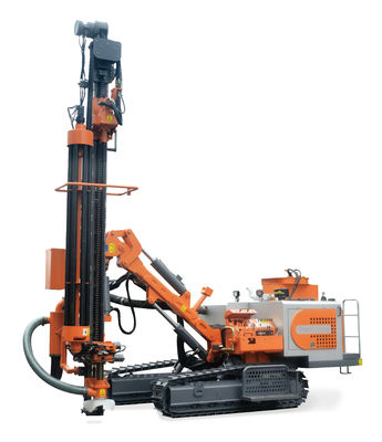 Głębokość wiercenia 23m Wyrób wiertniczy DTH z hydrauliczną ścieżką 125HP Silnik wysokoprężny