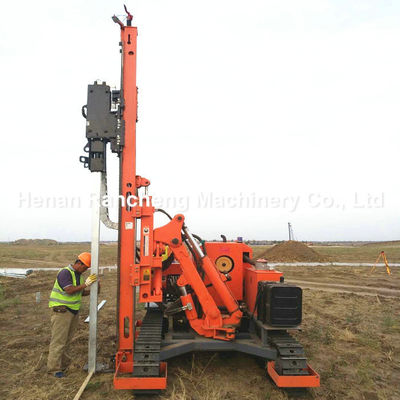 RC260Y Maszyna do wiercenia stosów fotowoltaicznych Krążownik hydrauliczny spiralny sterownik stosów słonecznych
