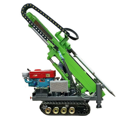 Rubber Crawler Mounted Solar Pile Driver 25HP Diesel Engine 30m Głębokość gromadzenia