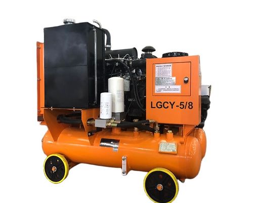 LGCY - 5 / 8 36,8kw kompresor do wiercenia powietrza 8 bar ciśnienie robocze silnik wysokoprężny