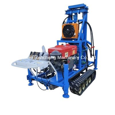 Rubber Crawler Mounted Portable Water Well Drilling Machine 150m Głębokość 50mm Drill Dia