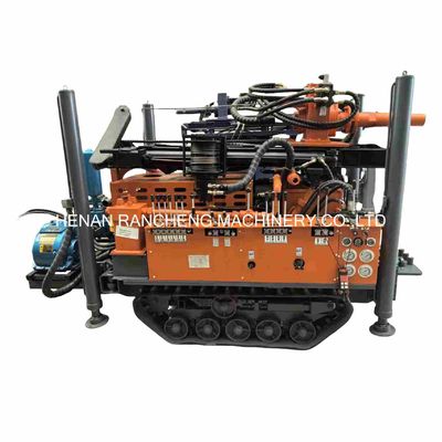 Mocny 180m Mini Crawler Wodny Drilling Rig z 77.3KW YuChai silnik do wiercenia do dziur
